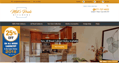 Desktop Screenshot of millspridekitchens.com